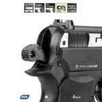 ASG CZ 75 D Compact Dual Tone 4.5mm Kalibre CO2 çelik bilye atan havalı tabanca.