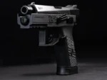 Siyah renkli ASG CZ 75 P-07 Duty blowback 6mm CO2 taktik airsoft tabanca.