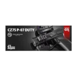 ASG CZ 75 P-07 Duty Siyah Blowback CO2 4.5mm Havalı Tabanca