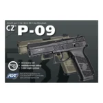 ASG CZ P-09 Siyah Blowback 6mm Lisanslı Airsoft Tabanca