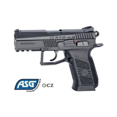 ASG CZ 75 P-07 Duty siyah blowback 4.5mm CO2 havalı tabanca