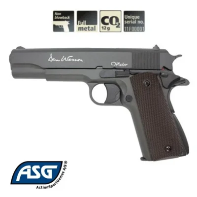 ASG Dan Wesson Valor 1911 4.5mm pellet atan tam metal CO2 havalı tabanca.