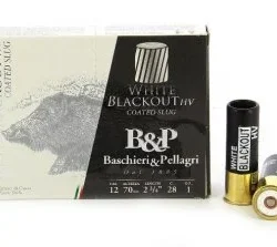 B&P Big Game Palla White Blackout Hv Tek Kurşun - 12 Cal.