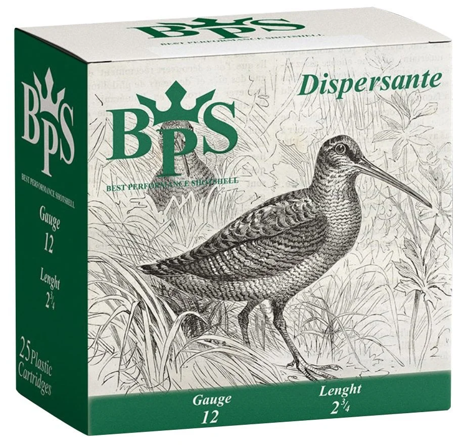 Bps 32 Gr Dispersante 12 Kalibre Bps 32 gram dispersante 12 kalibre orman ve çulluk avı fişeği kutusu.
