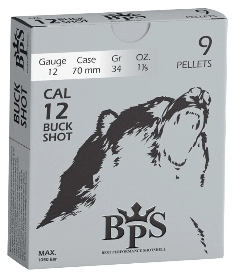 BPS 12 Kalibre Şavrotin Fişeği Yüksek tahribat gücüne sahip BPS Buckshot 11-0 9 Pellets 12 Kalibre şavrotin av fişeği.