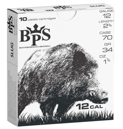 Bps 12 Kalibre 34 gram slug bilya tek kurşun domuz avı fişeği.