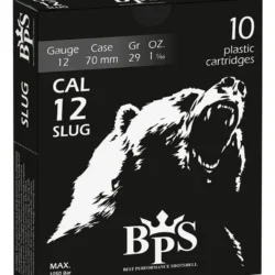 Bps 12 kalibre slug yivli tek kurşun domuz avı fişeği