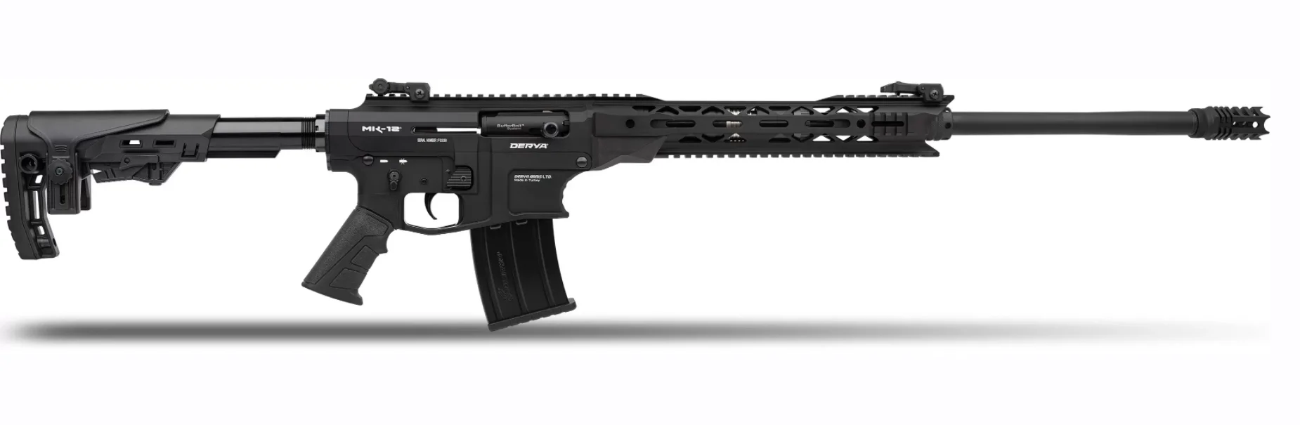Derya MK-12 AS-600 Şarjörlü Tüfek Derya MK-12 AS-600 12 kalibre yarı otomatik şarjörlü taktik av tüfeği fiyatları ve özellikleri.