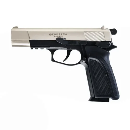 Ekol Es 66 saten 4.5mm havalı tabanca, yüksek performanslı CO2 tüplü eğitim silahı.