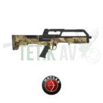 Hatsan Escort Bulltac Camo kamuflaj desenli bullpup pompalı 12 kalibre taktik av tüfeği.
