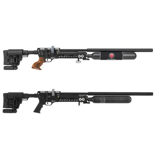 Hatsan Factor Sniper Long taktik PCP havalı tüfek, 700cc karbon tüplü uzun menzil atış silahı.