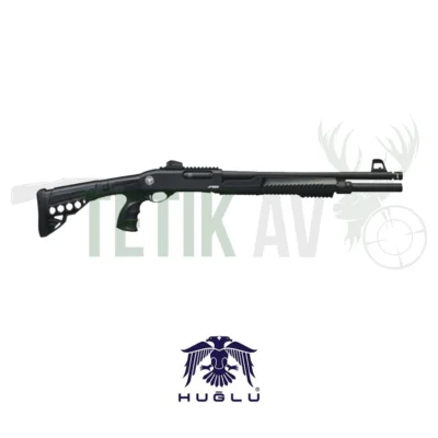 Huğlu Atrox Taktik Plus Pistol Grip 12 Kalibre taktik pompalı av tüfeği.