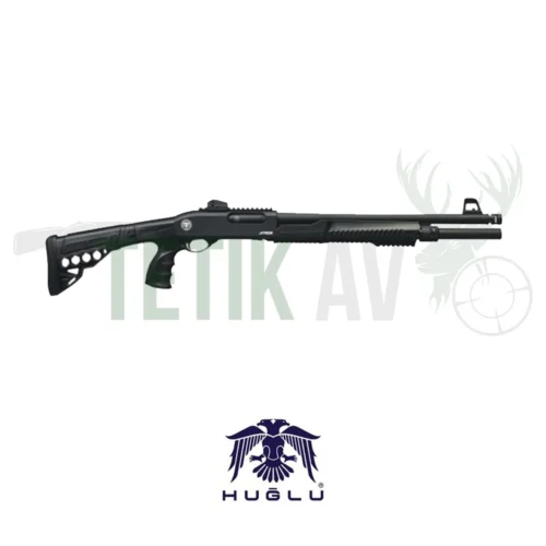 Huğlu Atrox Taktik Plus Pistol Grip 12 Kalibre taktik pompalı av tüfeği.