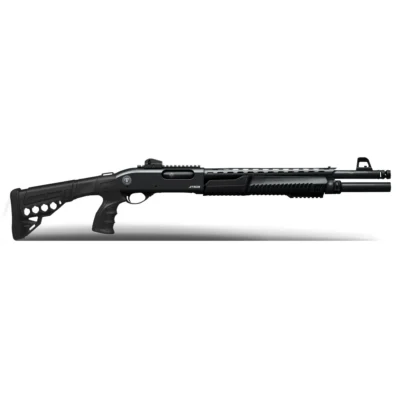 Huğlu Atrox Taktik Plus Pistol Grip 12 Kalibre taktik pompalı av tüfeği.