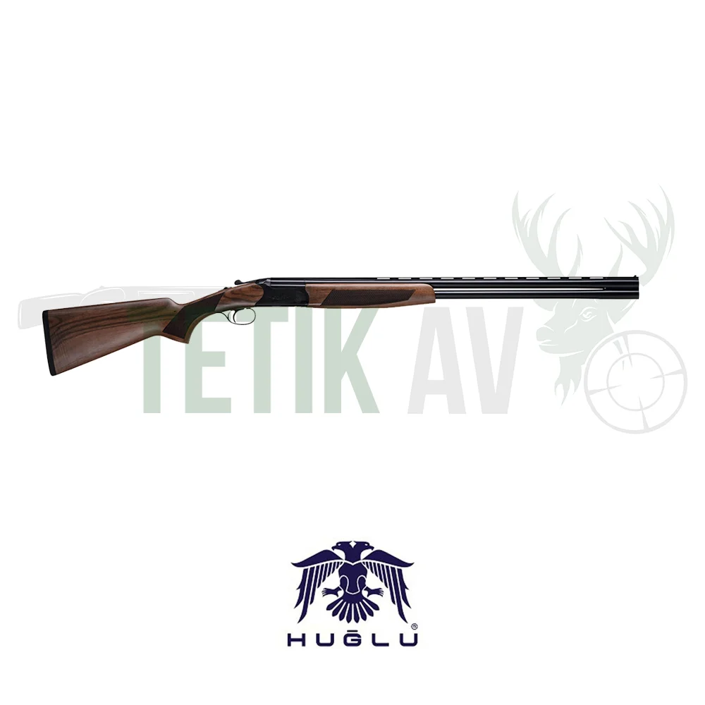 Huğlu Hawk siyah 12 kalibre süperpoze av tüfeği dövme çelik