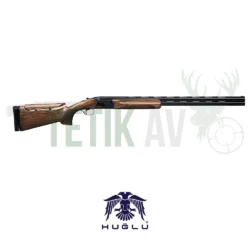 Huğlu HT-14 siyah 12 kalibre ayarlı taban süperpoze trap tüfeği
