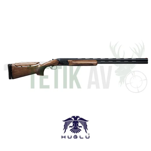 Huğlu HT-14 siyah 12 kalibre ayarlı taban süperpoze trap tüfeği