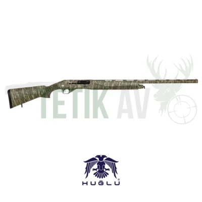 Huğlu Renova Camo Bottomland 12 Kalibre kinetik yarı otomatik av tüfeği.