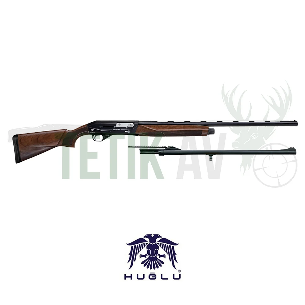 Huğlu Renova Combo Av Tüfeği Huğlu Renova Cantilever Combo 12 Kalibre kinetik sistem çift namlulu ahşap av tüfeği.