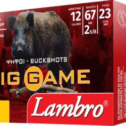 LAMBRO BIG GAME BUCKSHOT 11/0 9 PELLETS - 12 CAL