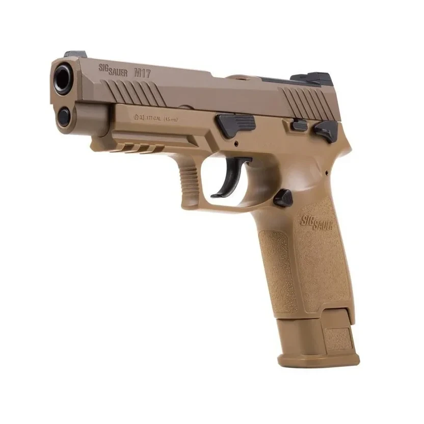 Sig Sauer P320 M17 Havalı Tabanca Sig Sauer P320 M17 Desert blowback özellikli 4.5mm havalı tabanca.