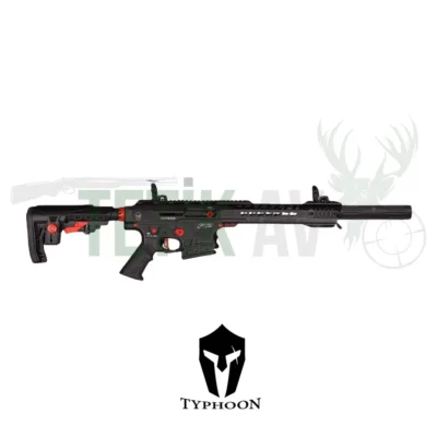 Yüksek performanslı Typhoon F12 Puma 12 kalibre şarjörlü yarı otomatik taktik av tüfeği.