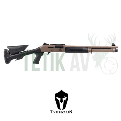 Typhoon T4 Tactical FDE 12 Kalibre yarı otomatik taktik av tüfeği.