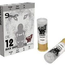 YAF BUCKSHOT 11/0 9 PELLETS - 12 CAL.
