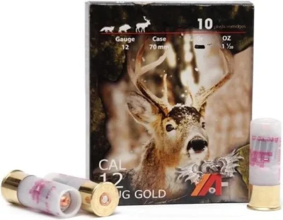 Yaf Slug Gold 12 Kalibre 33 gram domuz kurşunu ve tek kurşun av fişeği.