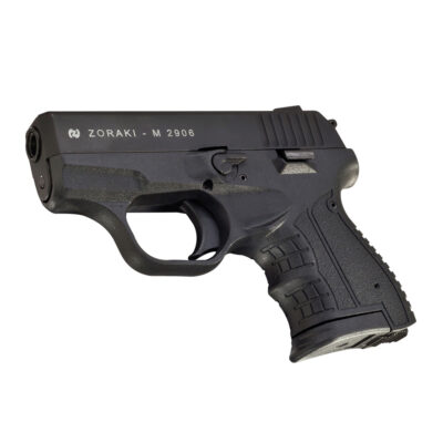 Zoraki M2906 Siyah Kurusıkı Ses Tabancası — Mat siyah ergonomik tasarım