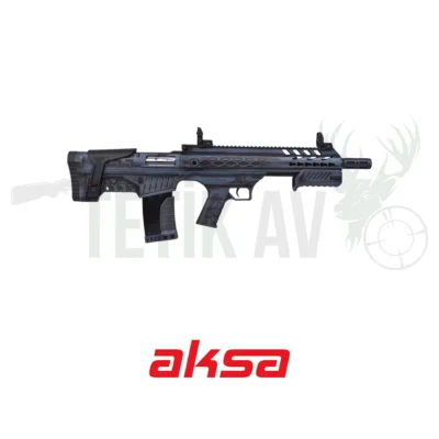 Aksa Crossfire T12 Bp-1203 Bullpup çift sistem yarı otomatik pompalı 12 kalibre taktik av tüfeği.