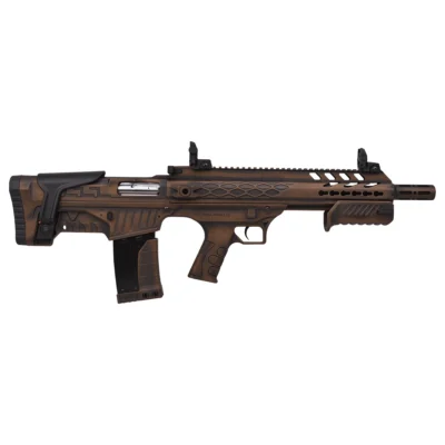 Aksa Crossfire T12 Bp-1205 Bullpup yarı otomatik pompalı 12 kalibre şarjörlü av tüfeği.