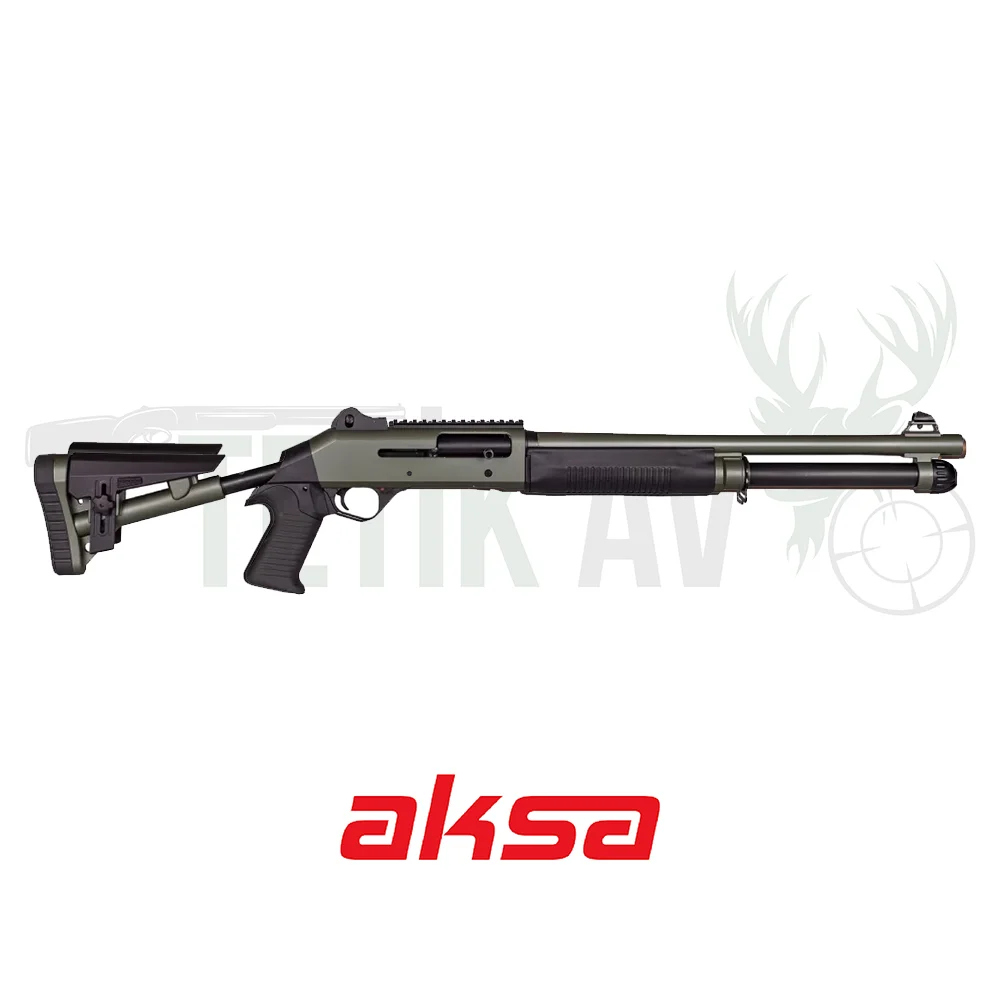 Aksa Crossfire Wi Fx-03 Taktik Av Tüfeği Aksa Crossfire Wi Fx-03 12 Kalibre Taktik Yeşil Yarı Otomatik Av Tüfeği