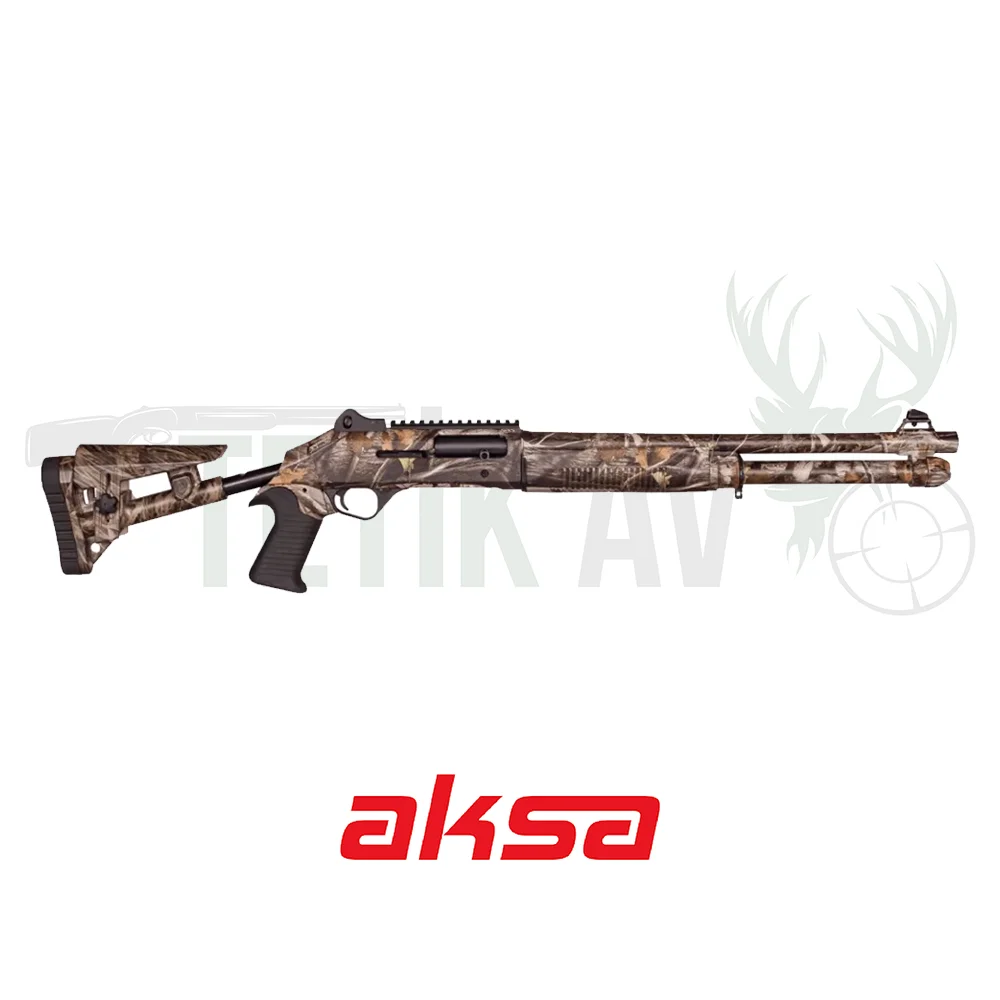 Aksa Crossfire Wi Fx-09 Kamuflaj Aksa Crossfire Wi Fx-09 12 Kalibre Yarı Otomatik Taktik Av Tüfeği Kamuflaj Desenli