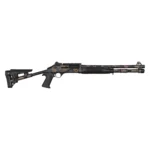 Aksa Crossfire Wi Fx-10 12 kalibre yarı otomatik av tüfeği, taktik kamuflaj deseniyle.