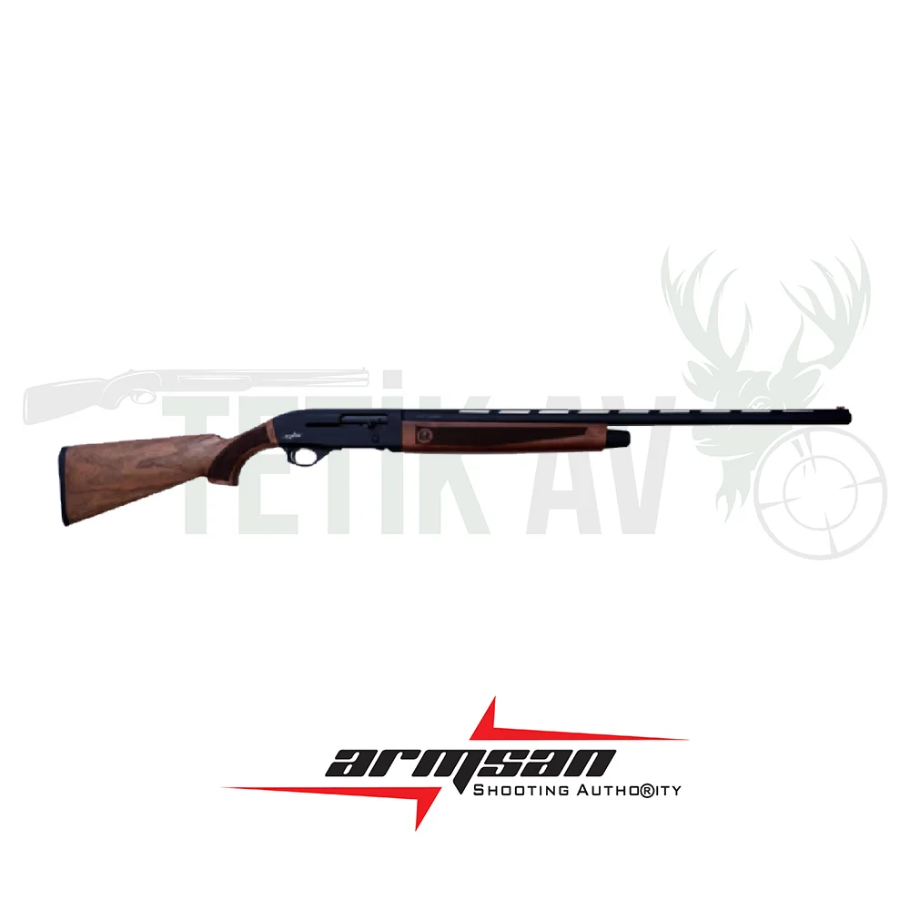 Armsan A612 10. Yıl Siyah Tüfek Armsan A612 10. Yıl serisi, siyah kasalı 12 kalibre yarı otomatik ceviz kundak av tüfeği.