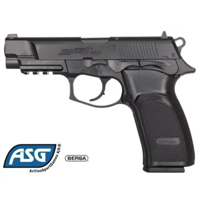 ASG Bersa Thunder 9 PRO 4.5mm havalı tabanca, taktik atış modeli.