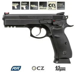 Asg Cz 75 SP-01 Shadow siyah 4.5mm CO2 havalı tabanca özellikleri ve fiyatları.