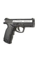 ASG Steyr M9-A1 Dual Tone 4.5mm yarı otomatik CO2 havalı tabanca yan profil detay görseli.