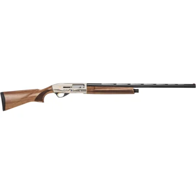 Ata Arms Neo nikel gravürlü ördek desenli 12 Kalibre yarı otomatik av tüfeği.