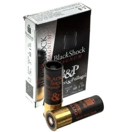B&P Black Shock Magnum 12 kalibre 40 gram kaplamalı domuz kurşunu özellikleri.