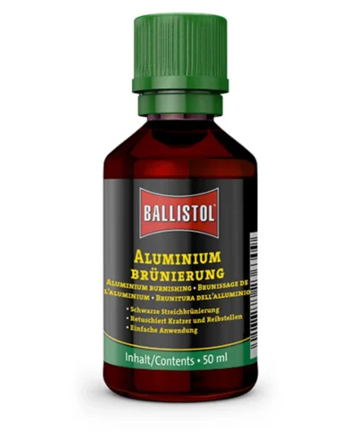 Ballistol 50 ml alüminyum silah karartma ve rötuş boyası ile çizikleri profesyonelce giderin.