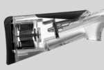 Benelli 828 S Silver A.I. 12 Kalibre süperpoze av tüfeği geri tepme önleyici dipçik.