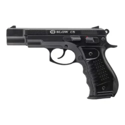 Blow C75 Siyah 9mm kurusıkı ses tabancası, CZ-75 tasarımlı 17+1 kapasiteli taktik savunma modeli.