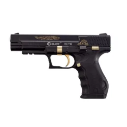 Blow TR17 02 Siyah Altın İşlemeli 9mm Kurusıkı Ses Tabancası