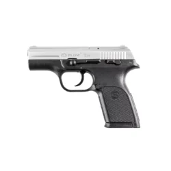 Blow TR914 krom 9mm kalibre yarı otomatik kurusıkı ses tabancası, 14+1 kapasiteli taktik silah.