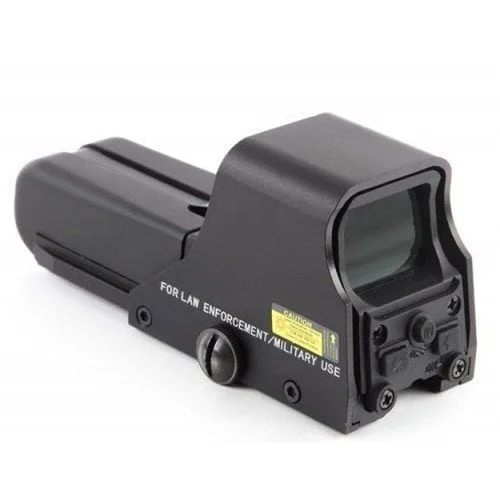 Comet 552 kırmızı ve yeşil noktalı taktik optik nişangah, hızlı hedef tespiti.