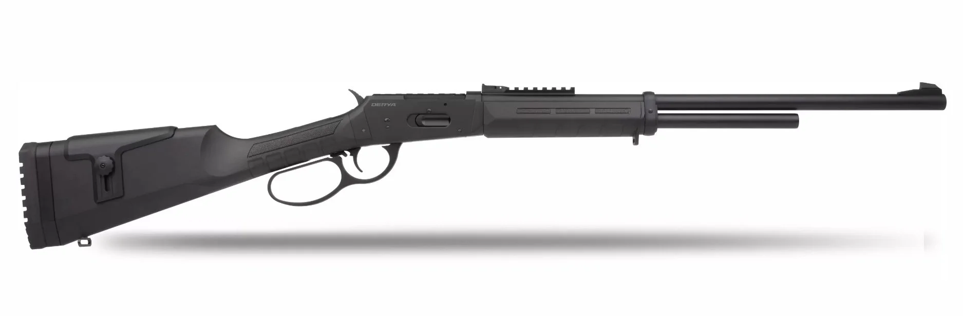 Derya MD-401 12 Kalibre Tüfek Derya MD-401 12 Kalibre siyah sentetik taktik lever action av tüfeği.