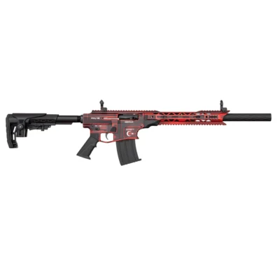 Derya MK-12 AS-104SE Kırmızı Eskitme 12 Kalibre Şarjörlü Yarı Otomatik Av Tüfeği