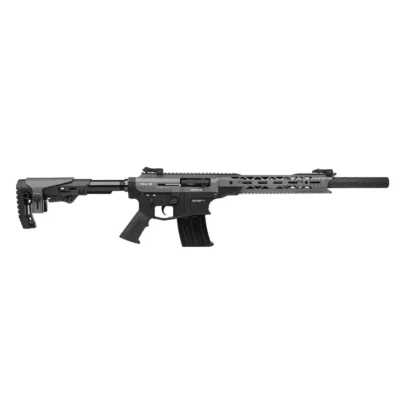 Derya Mk-12 As-110S 12 Kalibre yarı otomatik şarjörlü taktik av tüfeği gri model.